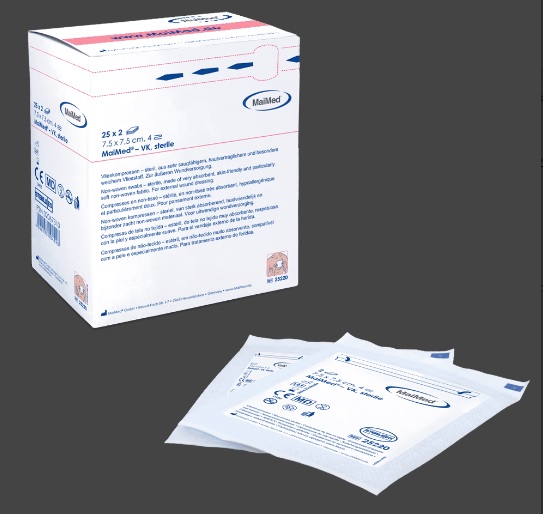 Komprese MaiMed, 5x5cm, sterilno pakirani 25x2kom